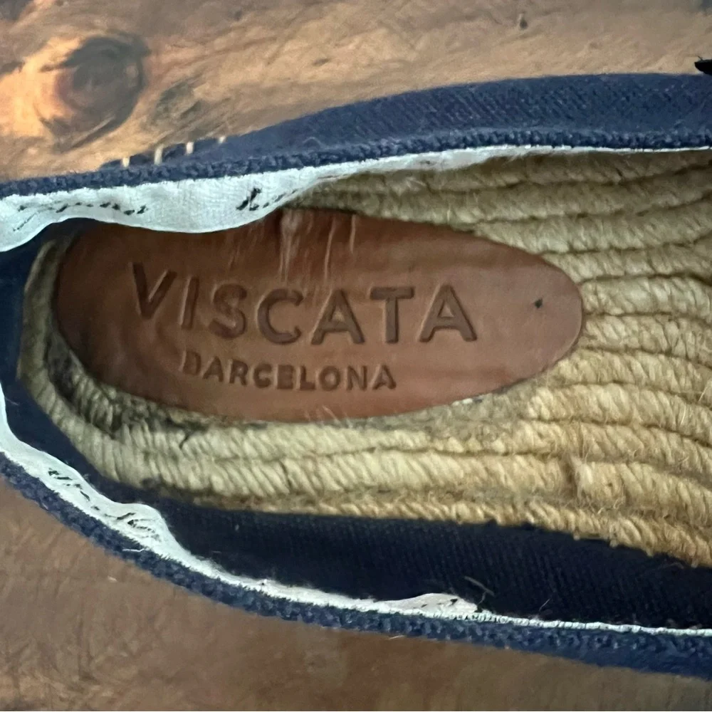 Navy Canvas Espadrille Slip-On Loafers